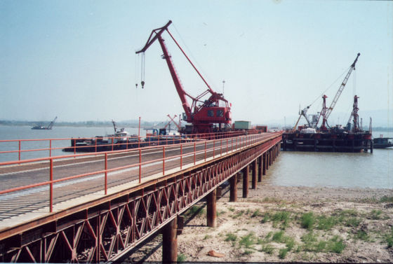 Large Span Prefab Steel Bridges Height 4.5m Delta Bridge