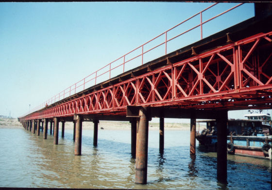 Highway Grade Heavy Duty Modular Steel Bridge For Concrete Decks