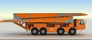 Tracked Load 60 Ton 21 Meter Long Mechanized Bridge with Remote Control and Low Labor Intensity for Rapid Emergency Rescue