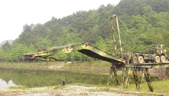 Width 3.8m Fast Erection Mechanized Bridge Modular Iron Bridge