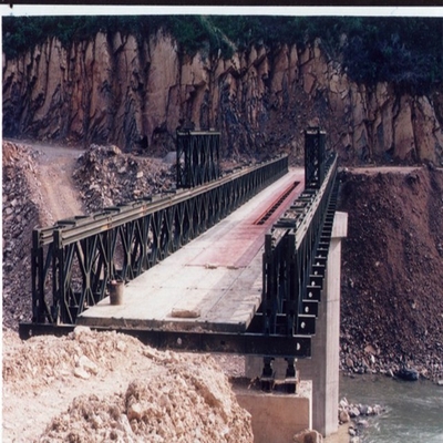 60t la struttura d'acciaio Bailey Truss Bridge Heavy Duty usa con il limite di snervamento di Q345b