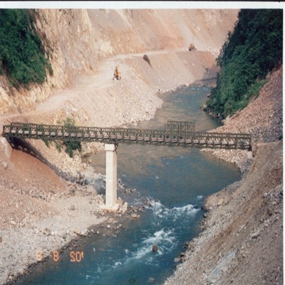 Il pannello compatto portatile Bailey Bridge For 60t ha seguito il carico di larghezza di 4.2m